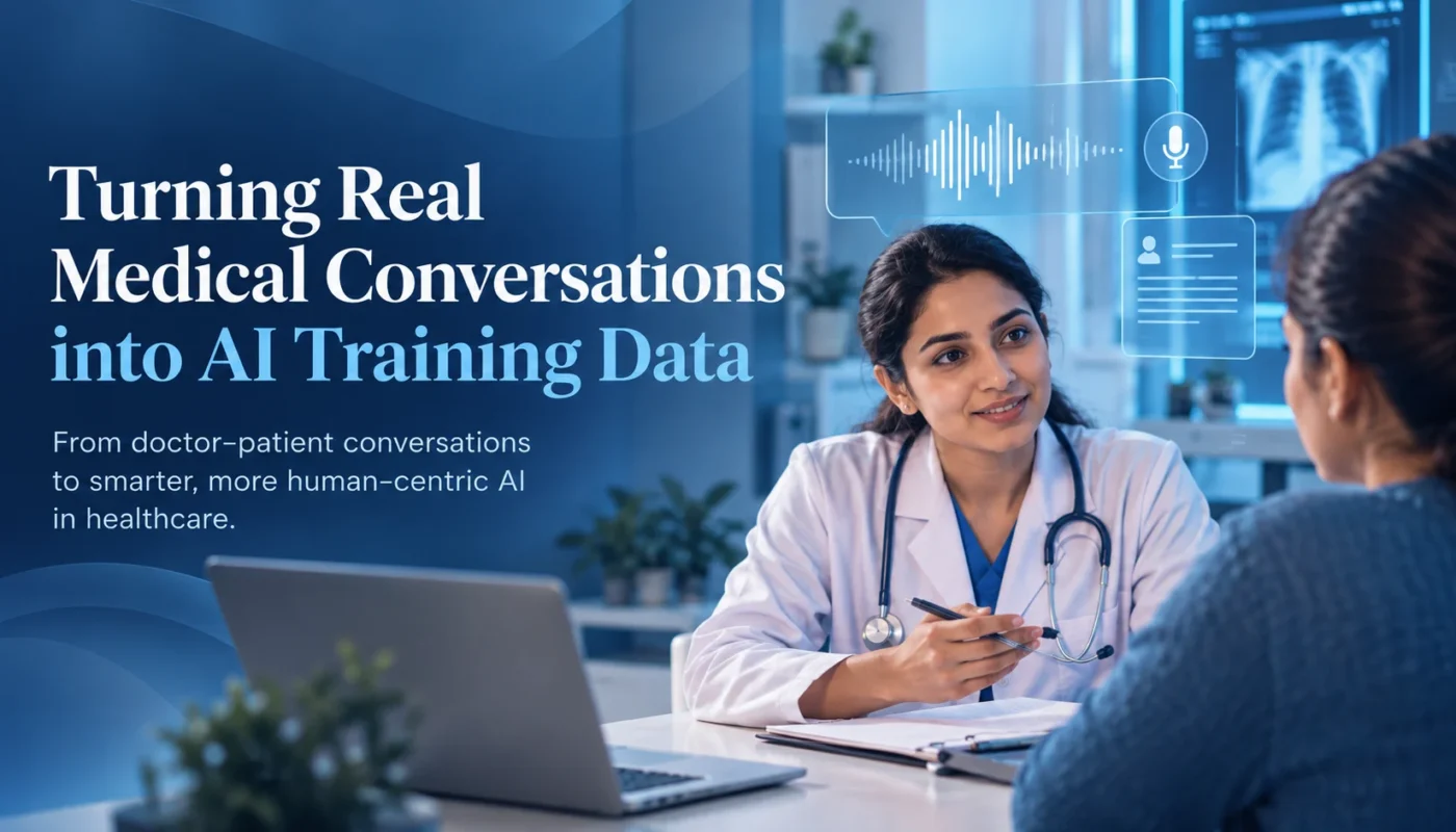 Turning Real Medical Conversations into AI Training Data