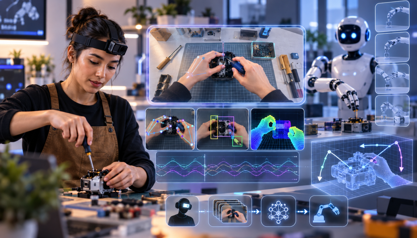 Inside Egocentric Video: Training Data for Physical AI
