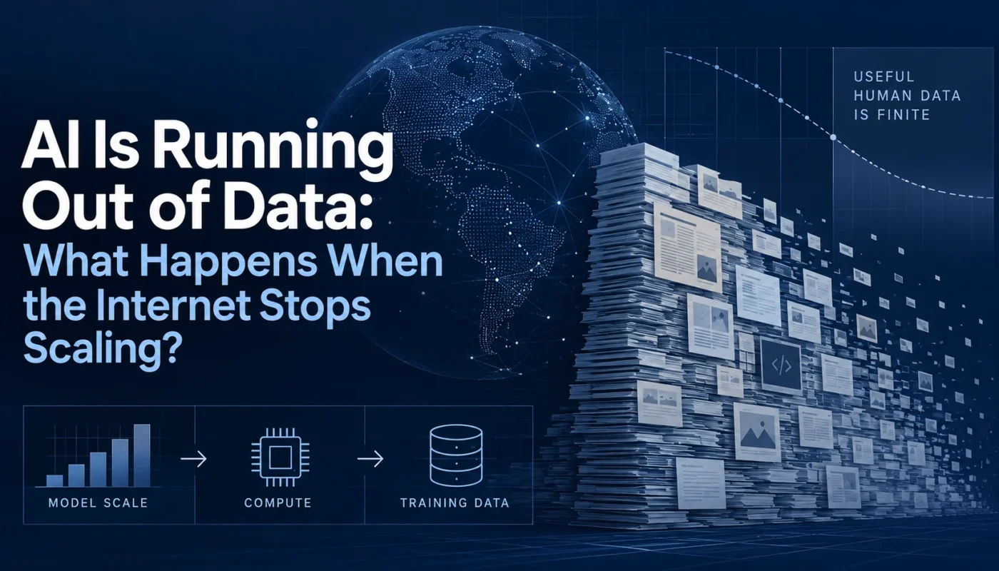 AI Is Running Out of Data: What Happens When the Internet Stops Scaling?